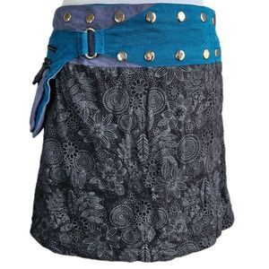 Karma Circle Adjustable Wrap Dress Waist Pouch Women's OS Hippie Boho Ren Faire